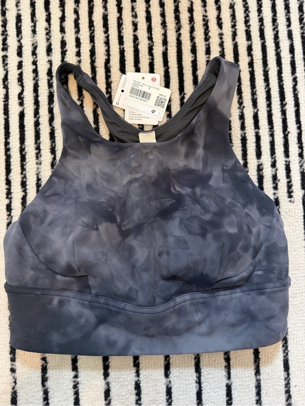 lululemon athletica High-Neck Tie-Dye Sports Bra - Gray